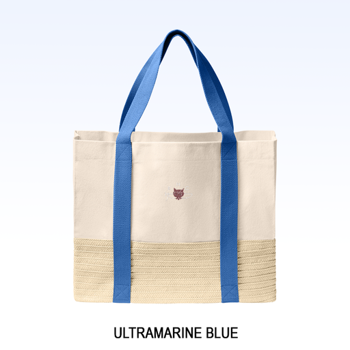 STRAW & CANVAS MARKET TOTE