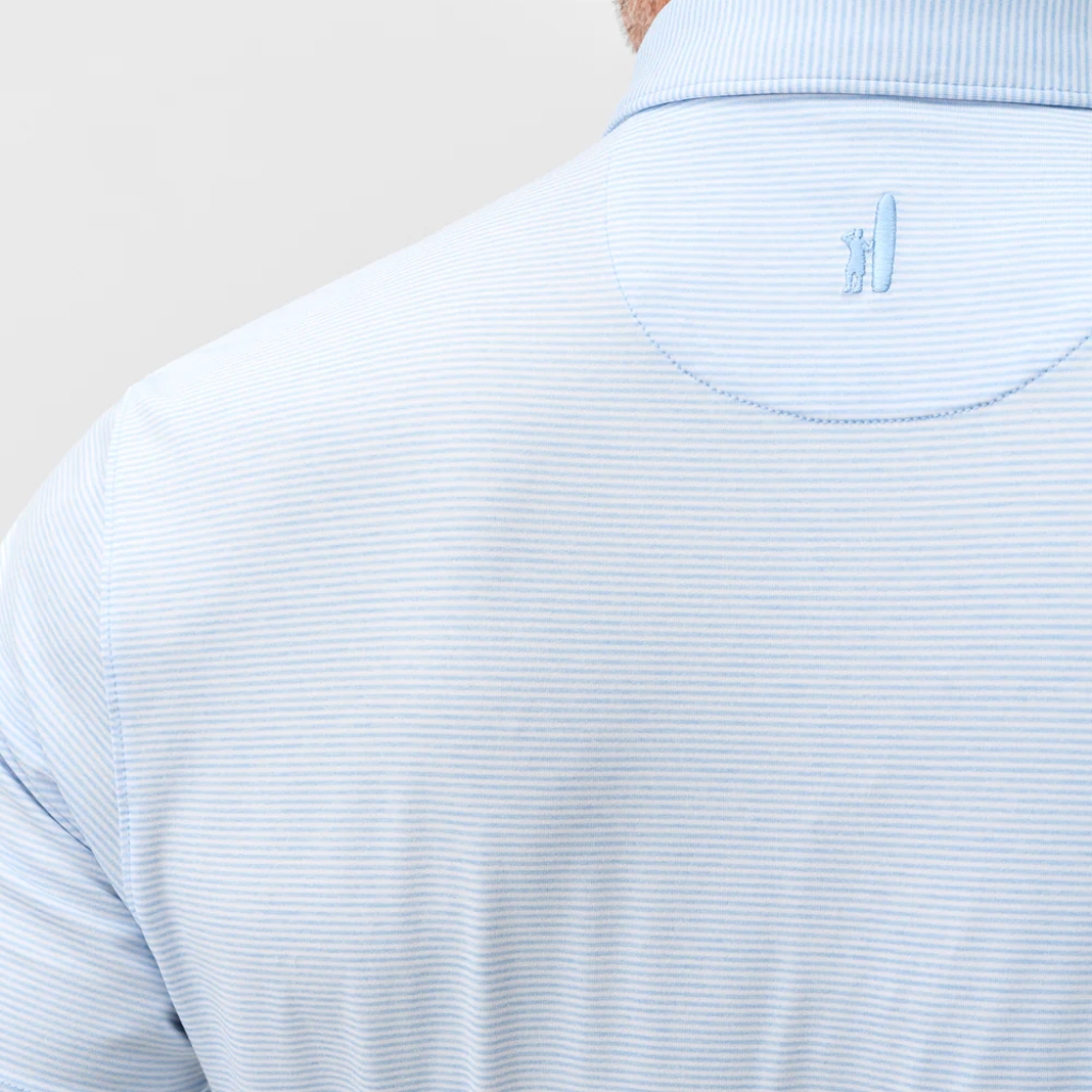 JOHNNIE-O PERFORMANCE JERSEY POLO - LYNDONN STRIPE